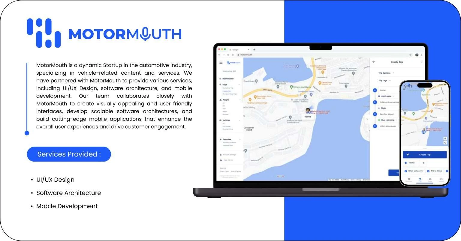 MotorMouth - Automotive Trip Planning Platform