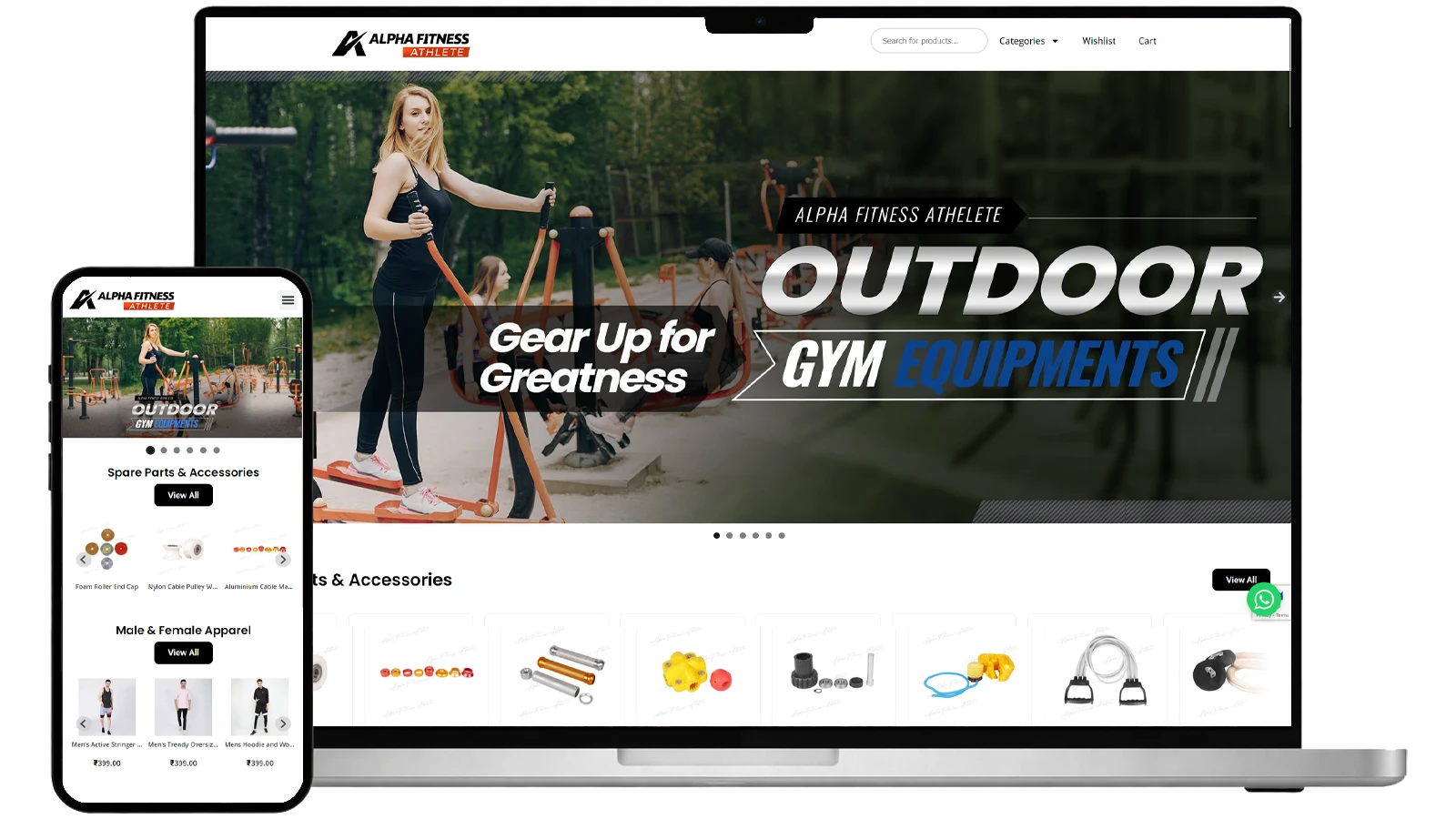 Alpha Fitness Athlete - Fitness Companion Website