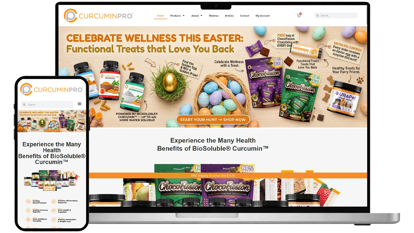 Curcumin Pro - Health Products Shopify Store