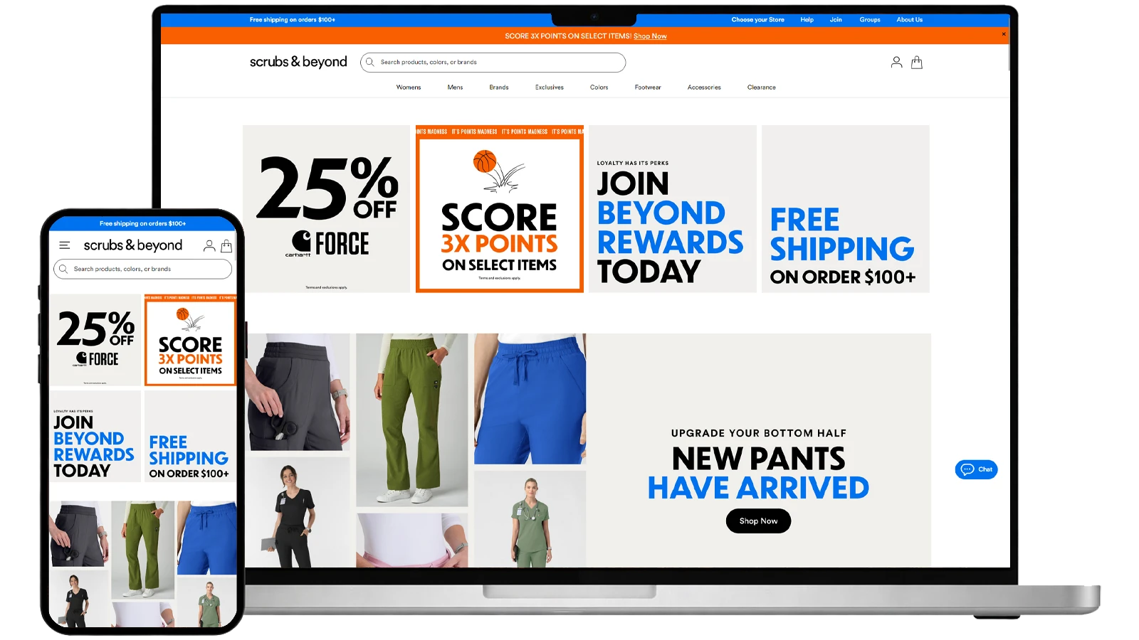 Scrubs & Beyond - Medical Apparel Magento Store