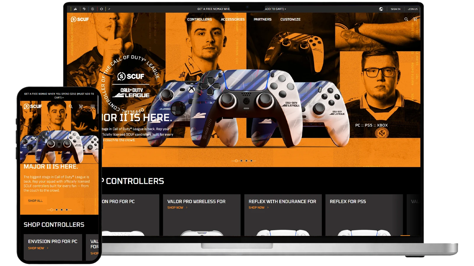 Scuf Gaming - Custom Controllers Magento Store