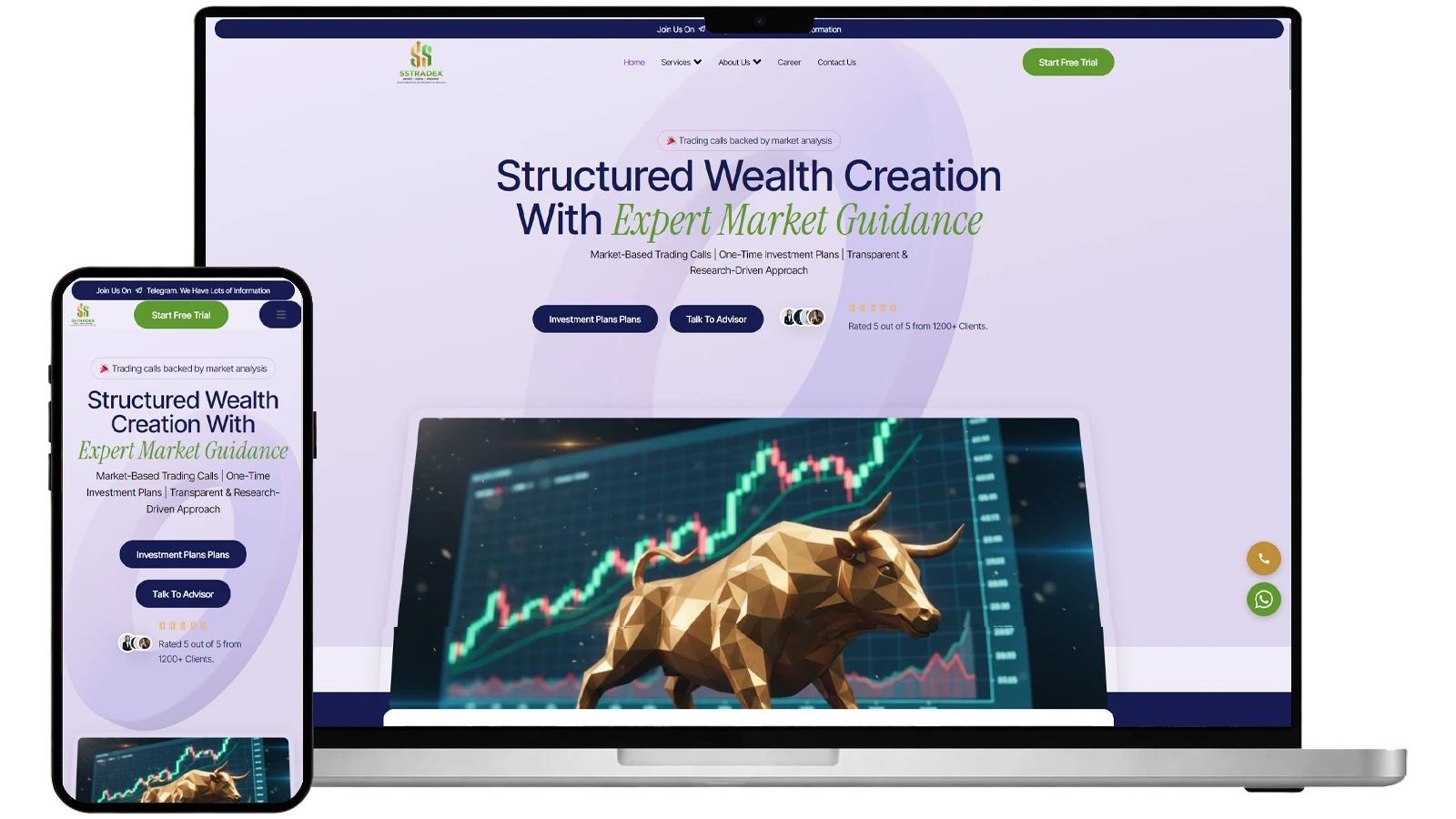 SS Tradex - Stock Market Trading & Advisory Platform