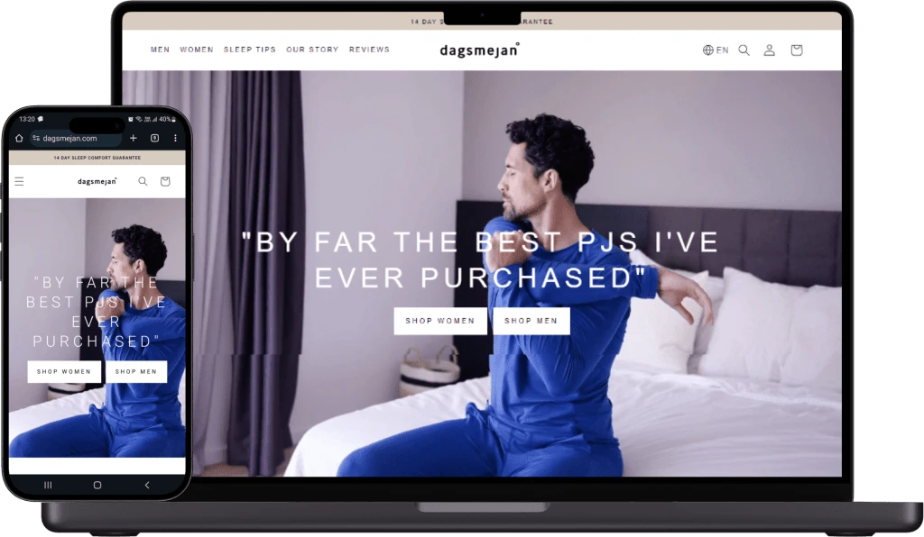 Dagsmejan - Premium Sleepwear Website